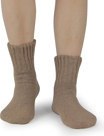 5-Pack Women's Winter Warm Home Socks Comfortable Soft Non-Slip Cozy Thermal Socks V1258-DP02-BOL-386