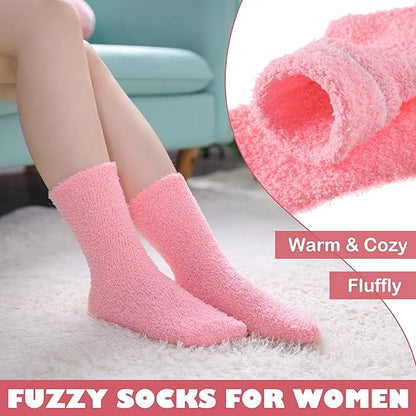 5 Pack Women's Winter Warm Socks Comfortable Soft Home Socks V1258-DP02-BOL-387