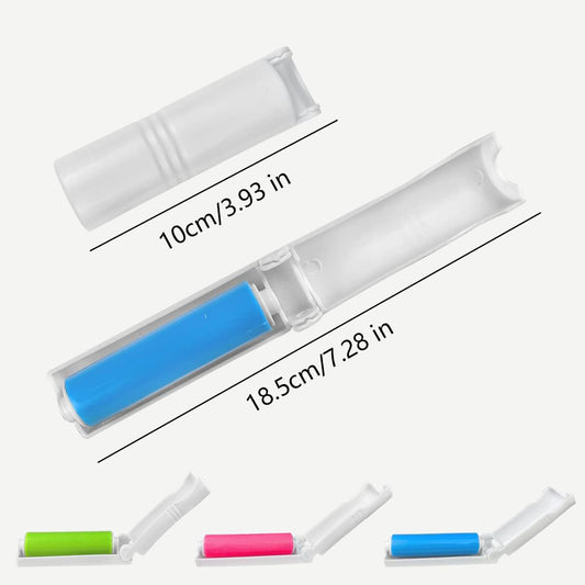 3 Pack Reusable Washable Silicone Pet Hair Remover Roller for Clothes Furniture Carpets - Effective Lint and V1258-DP02-BOL-39