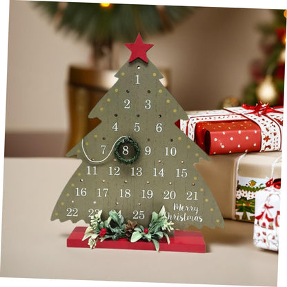 2026 Christmas Tree Advent Calendar - 1 Piece - Office Decoration - Holiday Countdown Function - Festive Charm V1258-DP02-BOL-390