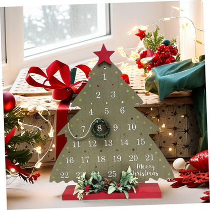 2026 Christmas Tree Advent Calendar - 1 Piece - Office Decoration - Holiday Countdown Function - Festive Charm V1258-DP02-BOL-390