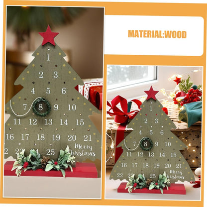 2026 Christmas Tree Advent Calendar - 1 Piece - Office Decoration - Holiday Countdown Function - Festive Charm V1258-DP02-BOL-390