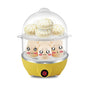 Electric Egg Cooker 14 Egg Capacity Double Layer with Timer Automatic Shut-Off 350W Multifunctional for V1258-DP02-BOL-393