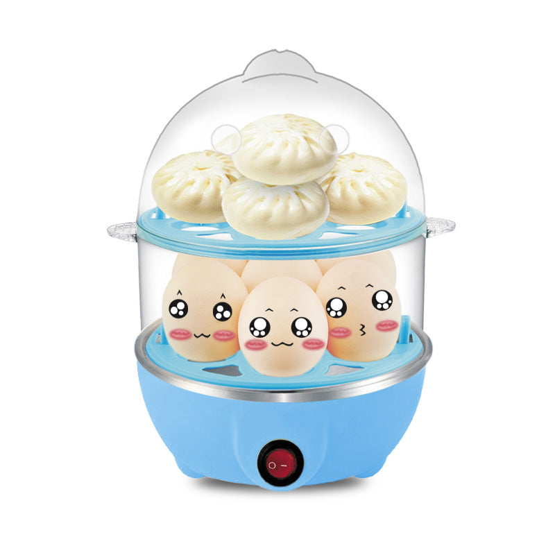 Electric Egg Cooker 14 Eggs Capacity with Timer and Automatic Shut-Off 350W Double Layer Multifunctional Egg V1258-DP02-BOL-394