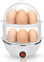 Electric Egg Cooker 14 Egg Capacity Double Layer with Auto Shut-Off Timer 350W Multifunctional for Steaming V1258-DP02-BOL-395