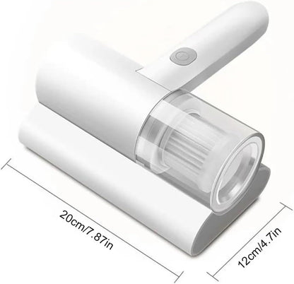1200mAh Cordless Handheld Vacuum Cleaner White Compact Portable for Mattress Pillow Clothes Sofa Carpet V1258-DP02-BOL-396