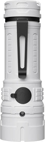 Rechargeable LED Torch - White - 1 Piece - Lightweight Portable Flashlight for Camping Backpacking Hiking V1258-DP02-BOL-398
