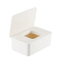 Wet Wipes Dispenser White 18x11x7cm Dustproof Multifunctional 1 Piece V1258-DP02-BOL-419