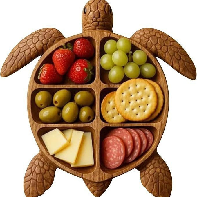 9.4 Inch Wooden Serving Board for Cheese Fruit Snacks Kitchen Parties 1.2 Inch Height V1258-DP02-BOL-434