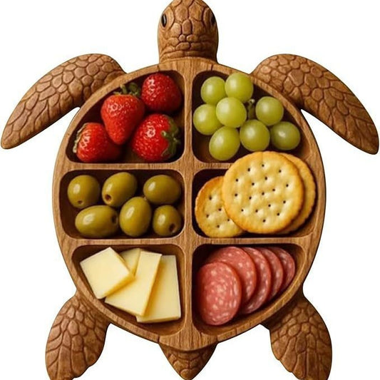 9.4 Inch Wooden Serving Board for Cheese Fruit Snacks Kitchen Parties 1.2 Inch Height V1258-DP02-BOL-434
