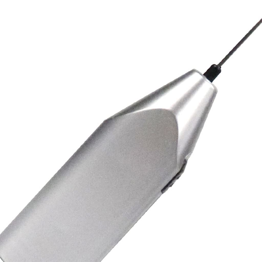 Electric Milk Frother Silver Handheld Mini Coffee Blender No Battery Required V1258-DP02-BOL-435