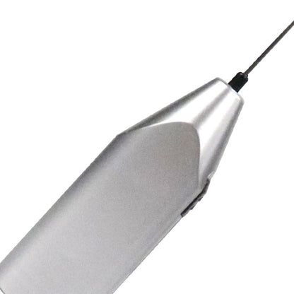 Electric Milk Frother Silver Handheld Mini Coffee Blender No Battery Required V1258-DP02-BOL-435