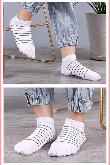 5 Pairs Women's Fun Sports Socks Size 35/41 for Exercise Walking Home Use V1258-DP02-BOL-436