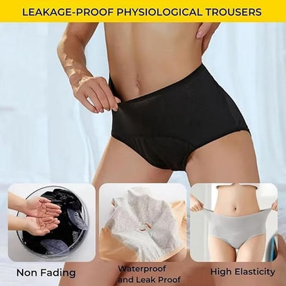 Women's 8-Pack Leakproof Briefs 2XL Multi-Coloured Underwear V1258-DP02-BOL-443