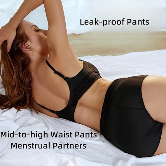Women's 8-Pack Leakproof Briefs 2XL Multi-Coloured Underwear V1258-DP02-BOL-443