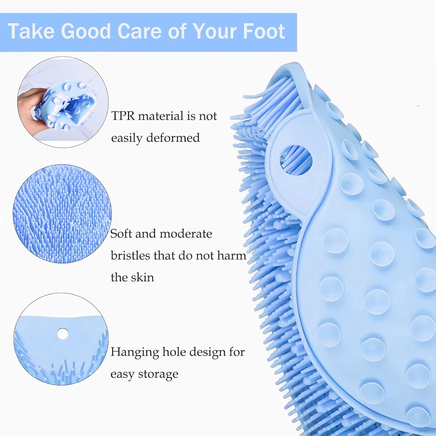Non-Slip Bath Mat with Suction Cups Multifunctional Shower Mat for Bathroom Safety and Comfort V1258-DP02-BOL-447