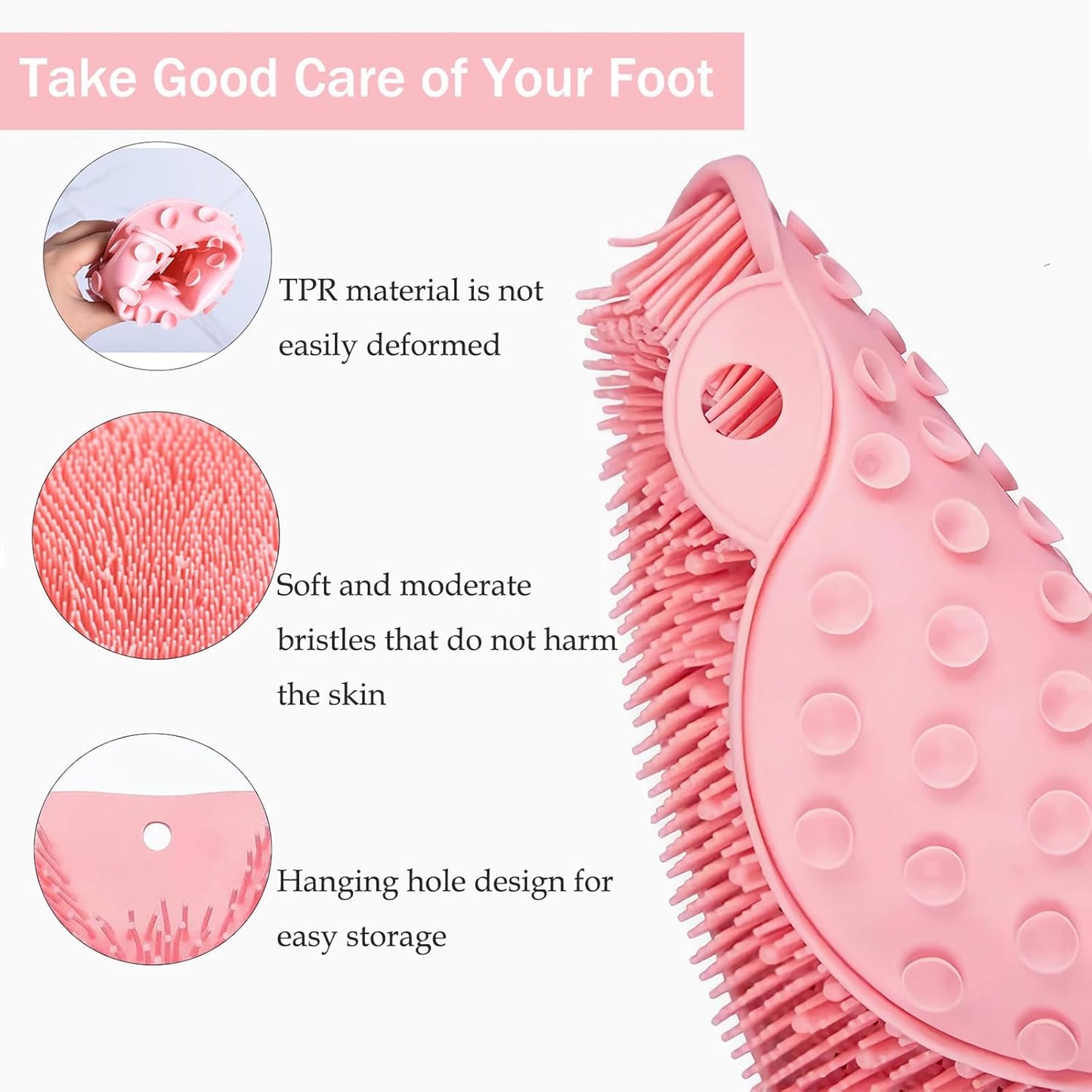 Multifunctional Non-Slip Bath Mat with Suction Cups for Shower and Bathtub V1258-DP02-BOL-448
