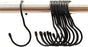 10 Black Stainless Steel Hooks for Kitchen Bathroom Garage V1258-DP02-BOL-449