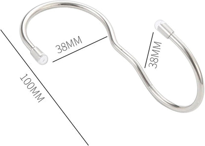 10 Black Stainless Steel Hooks for Kitchen Bathroom Garage V1258-DP02-BOL-449