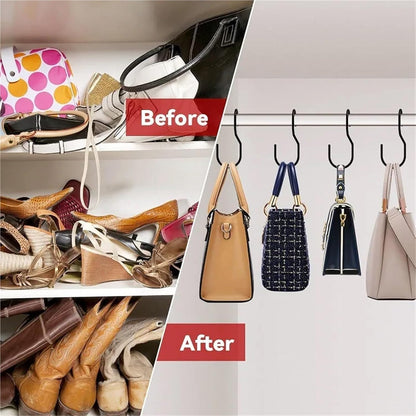 10 Black Stainless Steel Hooks for Kitchen Bathroom Garage V1258-DP02-BOL-449