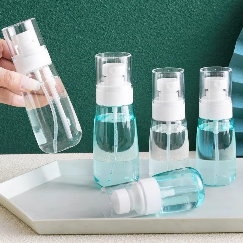 2 Pack 60ml Multifunctional Refillable Spray Bottles for Travel Makeup Plants Cleaning V1258-DP02-BOL-45