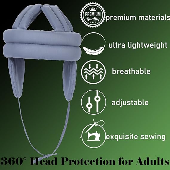 Protective Hat for Elderly - 1 Piece - Army Green - Thickened - Soft V1258-DP02-BOL-451