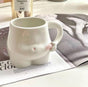 1 Piece 320ml White Ceramic Mug - Coffee Mug, Tea Mug, Water Cup - Suitable for Tea, Latte and Milk V1258-DP02-BOL-459