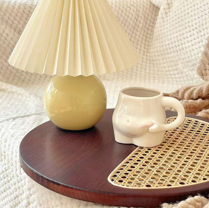 1 Piece 320ml White Ceramic Mug - Coffee Mug, Tea Mug, Water Cup - Suitable for Tea, Latte and Milk V1258-DP02-BOL-459
