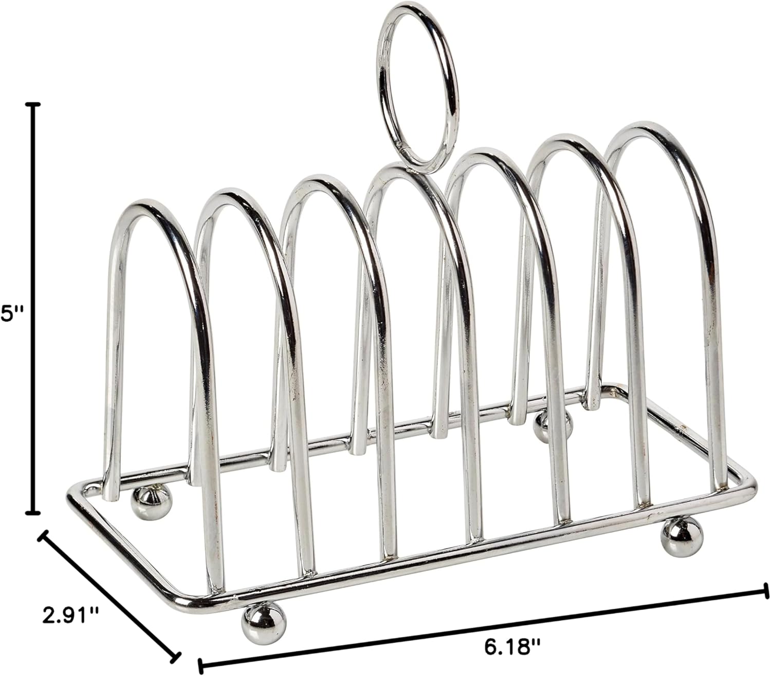 6 Pack 13cmx14cmx7cm Bread Rack Kitchen Accessory for Home Outdoor Camping Picnics V1258-DP02-BOL-460