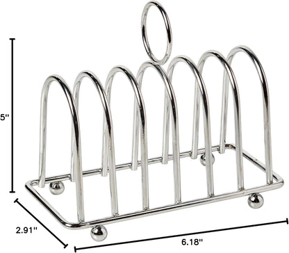 6 Pack 13cmx14cmx7cm Bread Rack Kitchen Accessory for Home Outdoor Camping Picnics V1258-DP02-BOL-460