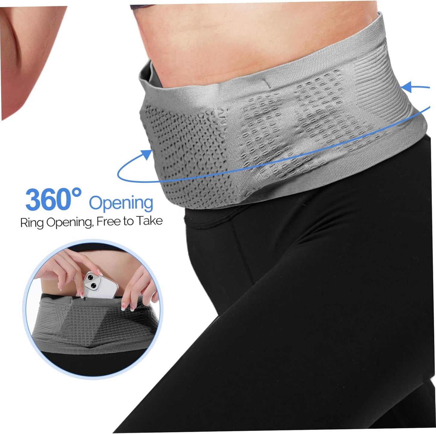 1 Piece Grey Unisex Lightweight Portable for Walking and Outdoor Activities V1258-DP02-BOL-47