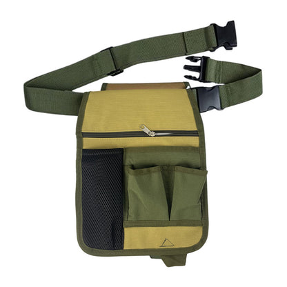 Garden Tool Belt - 1 Piece - Green - Multiple Pockets - Ideal for Outdoor Use V1258-DP02-BOL-483