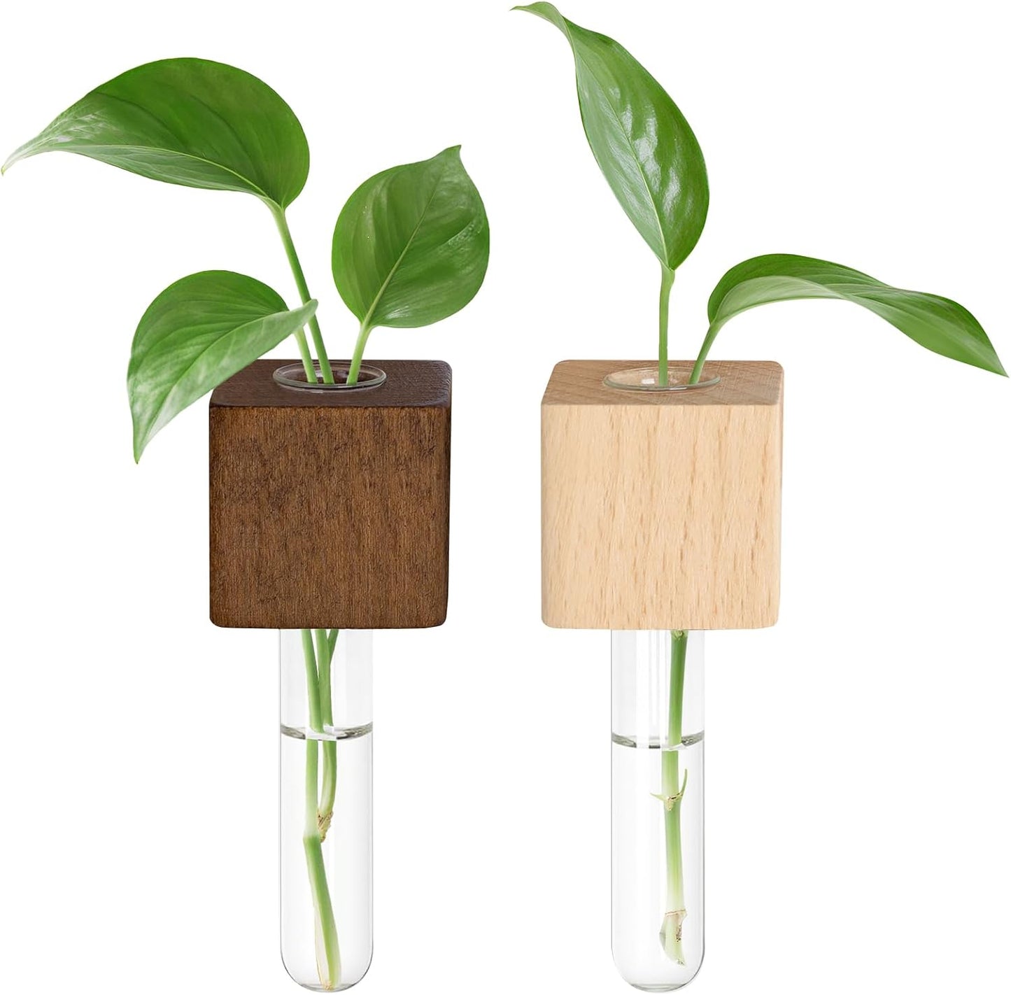 2 Pack Magnetic Wall Vases Mini Hydroponic Test Tubes for Home Decor V1258-DP02-BOL-484
