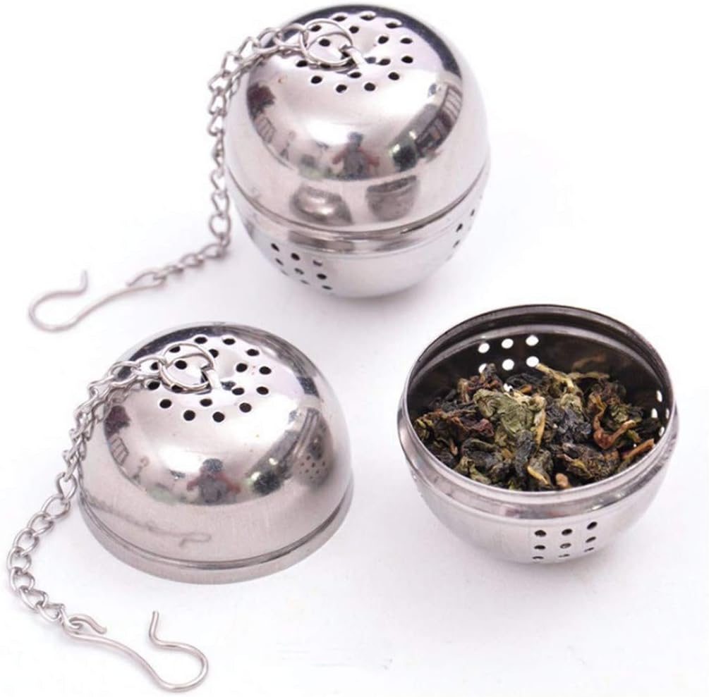 2 Pack Stainless Steel Tea Strainer Extra Fine Mesh for Loose Leaf Tea V1258-DP02-BOL-503