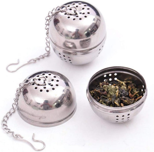 2 Pack Stainless Steel Tea Strainer Extra Fine Mesh for Loose Leaf Tea V1258-DP02-BOL-503