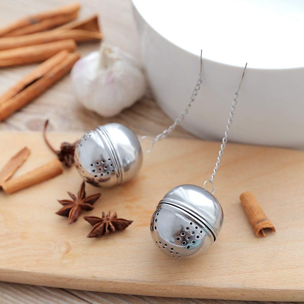 2 Pack Stainless Steel Tea Strainer Extra Fine Mesh for Loose Leaf Tea V1258-DP02-BOL-503