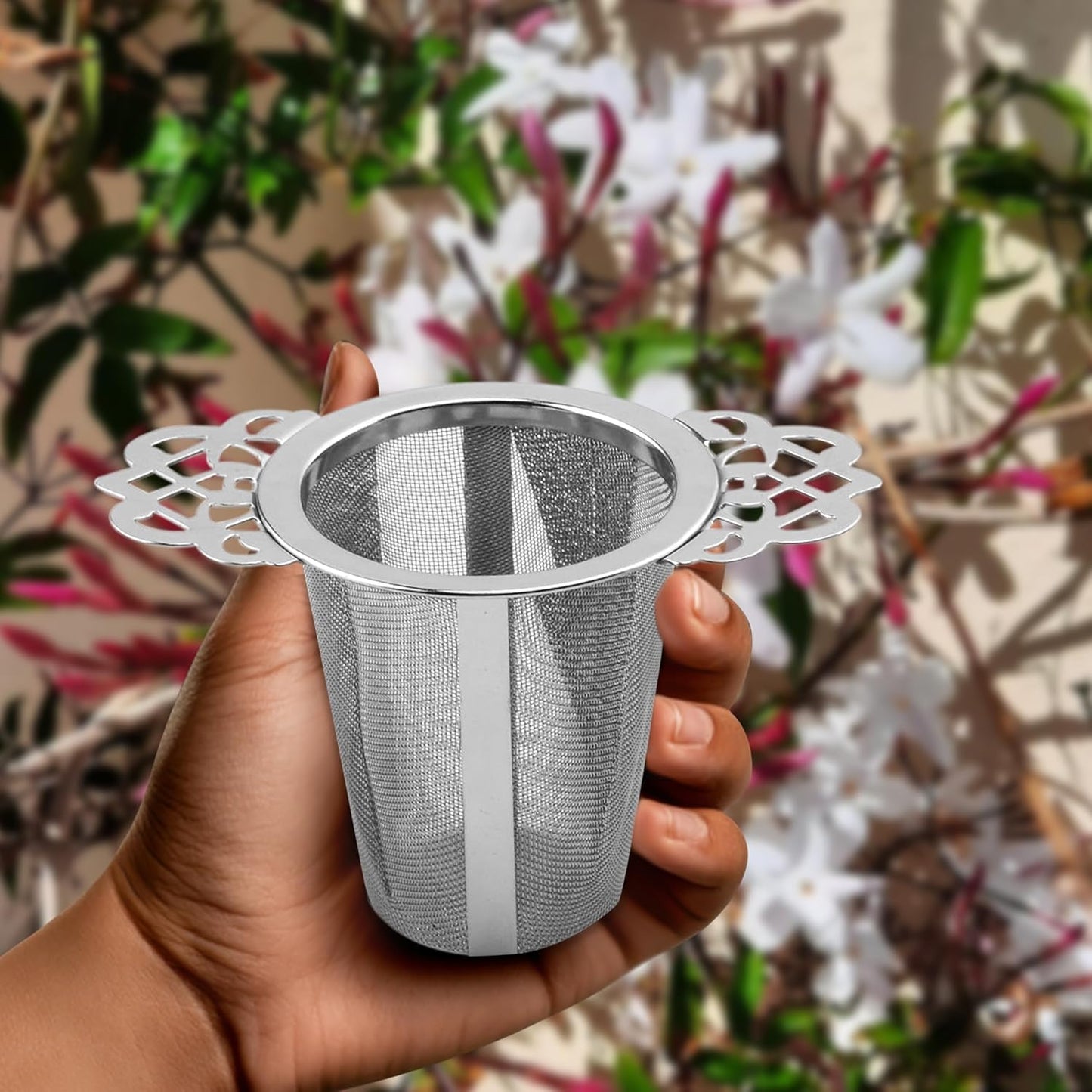 2 Pack Stainless Steel Tea Strainers for Loose Leaf Tea - Reusable Tea Filters V1258-DP02-BOL-504