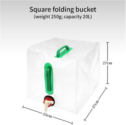 20L Collapsible Jerrycan Water Storage Container for Camping Outdoor Activities V1258-DP02-BOL-505