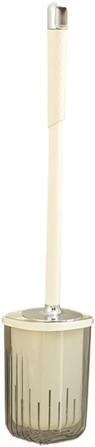 Compact Toilet Brush with Long Handle Wall Mounted No Drilling Bathroom Cleaning Tool Anti-Splash Design V1258-DP02-BOL-51