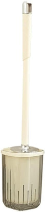 Compact Toilet Brush with Long Handle Wall Mounted No Drilling Bathroom Cleaning Tool Anti-Splash Design V1258-DP02-BOL-51
