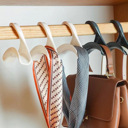 12 Pack Multifunctional White Clothes Hangers for Storage and Organizing V1258-DP02-BOL-511