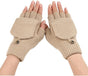 Women's Fingerless Gloves - 1 Pair - Warm Aprikot V1258-DP02-BOL-515