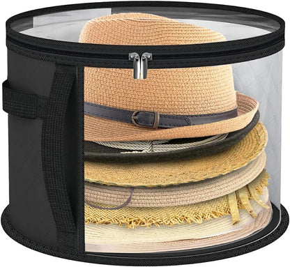 Oversized Transparent Hat Storage Bag for 5-7 Hats Men Women Portable Cowboy Hat Case with Zipper Handle V1258-DP02-BOL-52