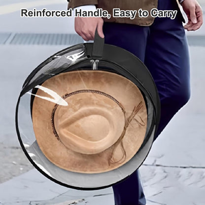 Oversized Transparent Hat Storage Bag for 5-7 Hats Men Women Portable Cowboy Hat Case with Zipper Handle V1258-DP02-BOL-52