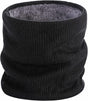 Black Fleece Scarf for Winter Sports - Warm and Cozy Cold Weather Accessory V1258-DP02-BOL-522