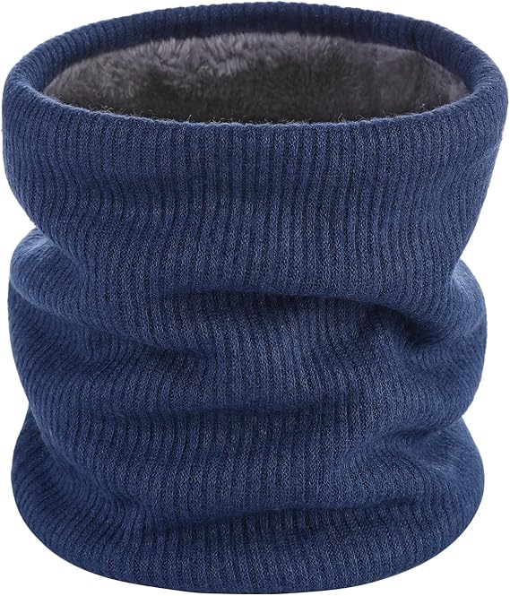 Blue Fleece Scarf for Winter Sports - Warm and Cozy Winter Accessory V1258-DP02-BOL-523