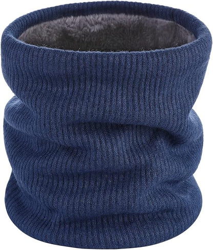 Blue Fleece Scarf for Winter Sports - Warm and Cozy Winter Accessory V1258-DP02-BOL-523