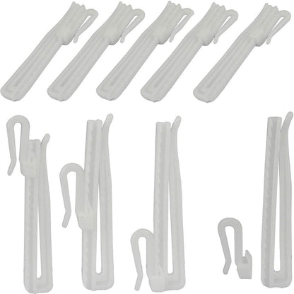 30 Pack 85mm White Curtain Hooks Window Decoration Accessories V1258-DP02-BOL-530