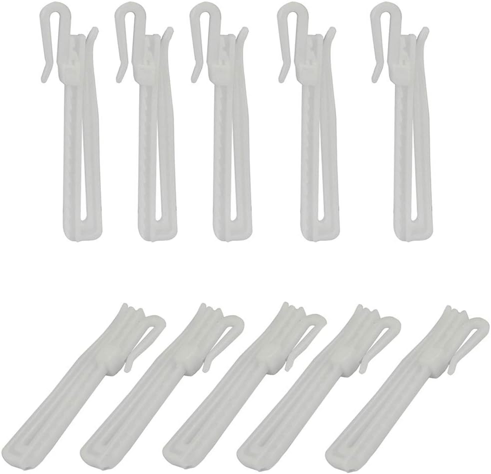 30 Pack 85mm White Curtain Hooks Window Decoration Accessories V1258-DP02-BOL-530