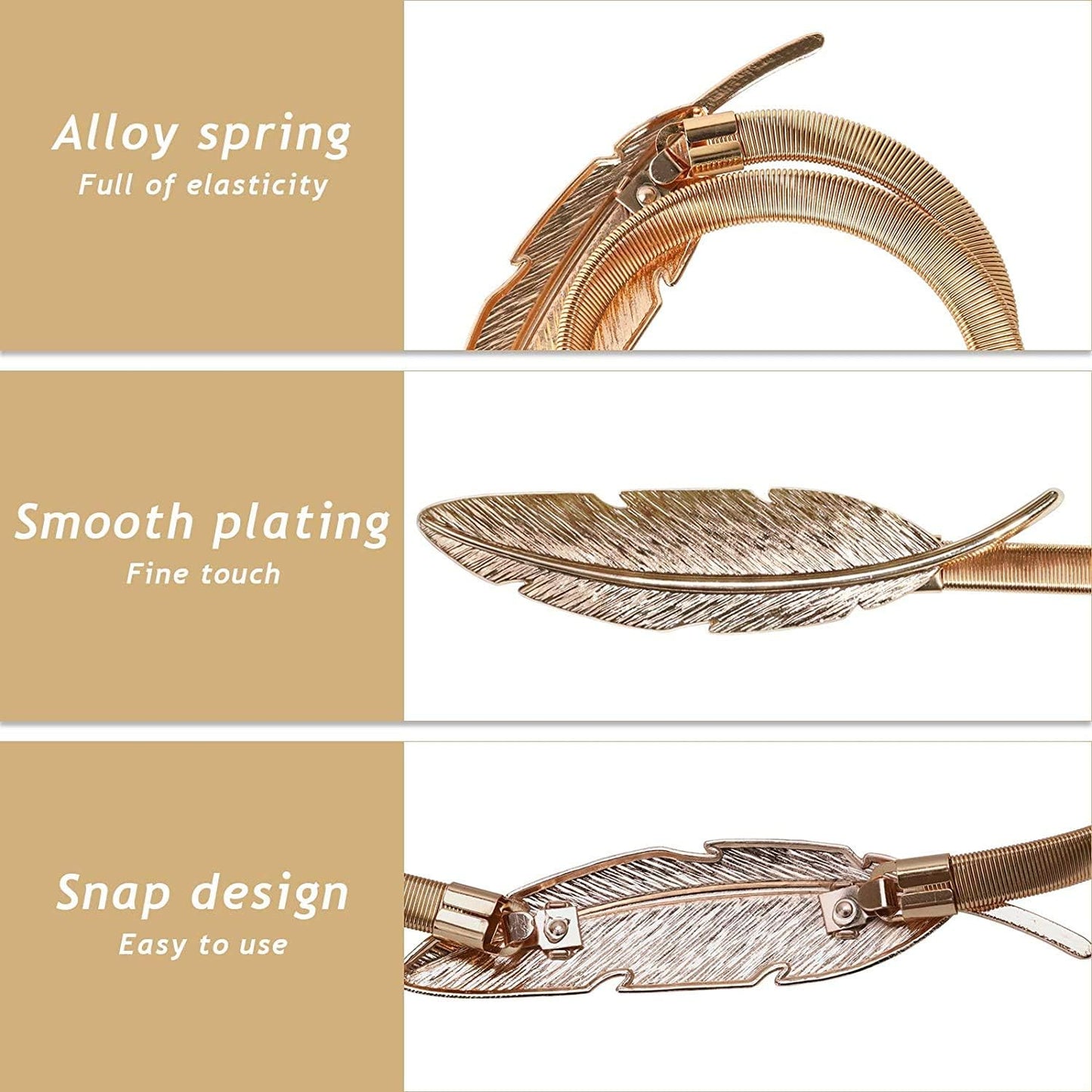 4 Pack Curtain Ties Gold Decorative Window Accessories for Hanging Curtains V1258-DP02-BOL-531